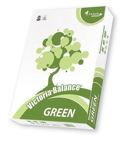 Xerografický papír, recyklovaný, A4, 80g, &quot;Balance Green&quot; VICTORIA