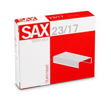Sešívací spony SAX 23/17 1000ks