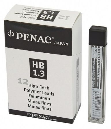 Tuhy do mechanické tužky PENAC HB, 1,3mm