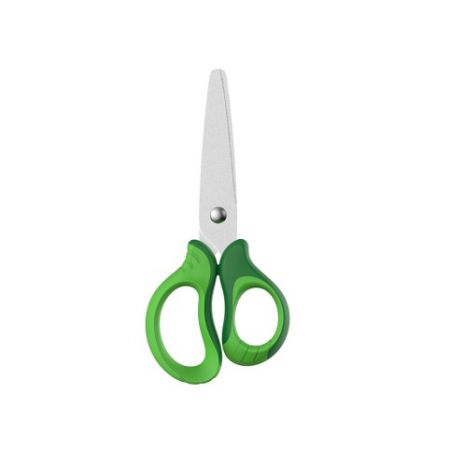 Dětské nůžky KEYROAD Soft, 12,5cm, displej, zelené