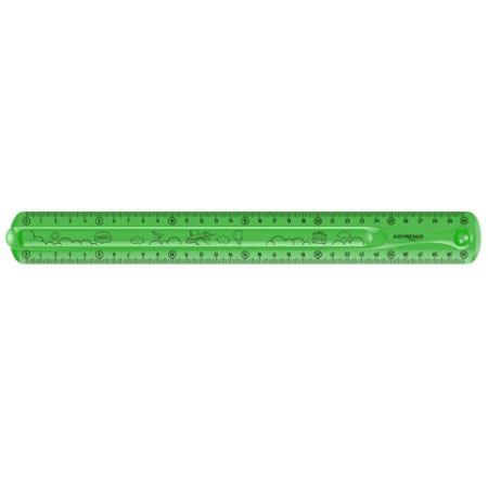 Pravítko KEYROAD Flexi, 30cm, zelené