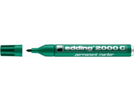 Permanentní popisovač EDDING 2000 C, zelený