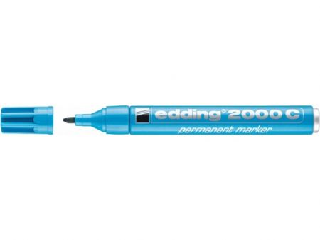 Permanentní popisovač EDDING 2000 C, světle modrý