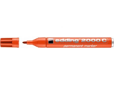 Permanentní popisovač EDDING 2000 C, oranžový
