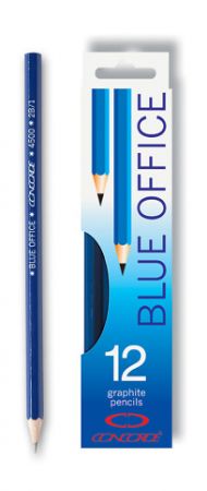 Grafitové tužky CONCORDE Blue Office č. 1 /2B/, 12ks