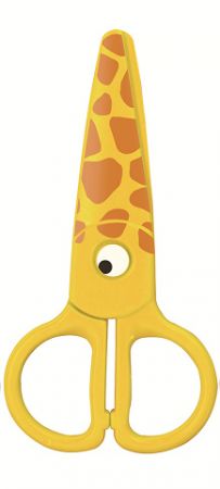 Dětské nůžky KEYROAD Žirafa, blistr, plastové