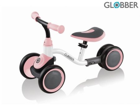 Globber odrážedlo - Learning Bike - White / pastel Pink