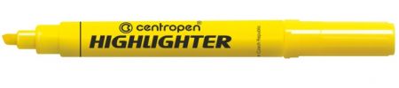 CENTROPEN Highlighter zvýrazňovač 8552 žlutý