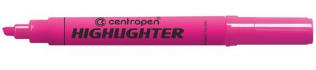 CENTROPEN Highlighter zvýrazňovač růžový 8552