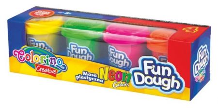 Colorino Fun Dough modelína neonová 4 barvy 4x56g