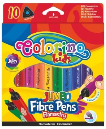 Colorino fixy Jumbo TRIO 10ks