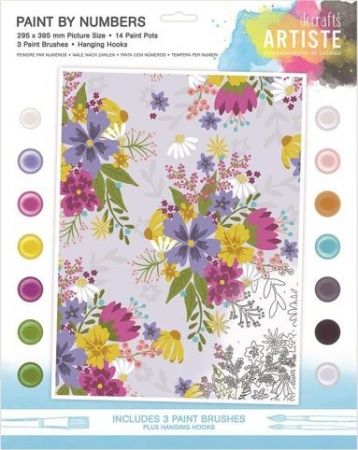 Malování podle čísel DOA 550708 - Crowded Florals
