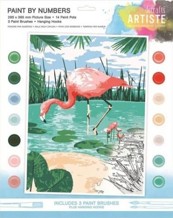 Malování podle čísel DOA 550715 - Tropical Flamingo