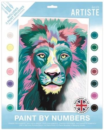 Malování podle čísel DOA 550716 - Courageous Lion