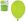 Balónky obyčejné zelené světle 10ks