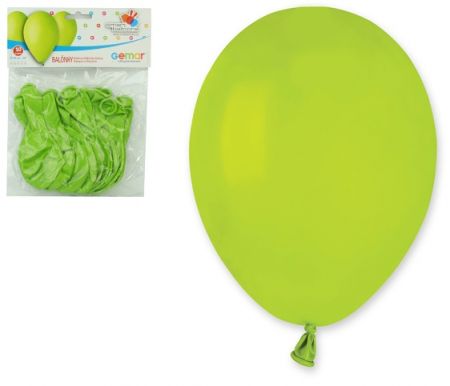 Balónky obyčejné zelené světle 10ks