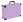 Kufřík lamino hranatý okovaný PASTELINI fialová