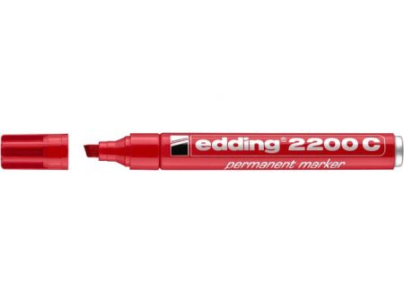 Permanentní popisovač EDDING 2200, červená