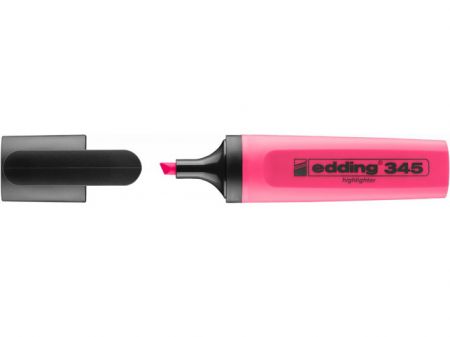 Zvýrazňovač EDDING 345, růžový