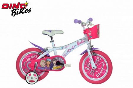 DINO Bikes - Dětské kolo 16&quot;&quot; 616GBAF - Barbie 2022