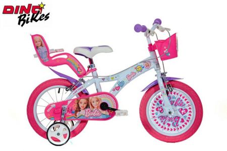 DINO Bikes - Dětské kolo 14&quot;&quot; 614GBAF - Barbie 2022
