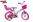 DINO Bikes - Dětské kolo 12&quot;&quot; 612GLBAF - Barbie 2022