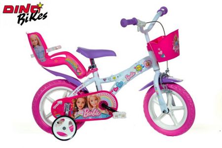 DINO Bikes - Dětské kolo 12&quot;&quot; 612GLBAF - Barbie 2022