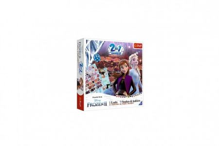Soubor her 2v1 Člověče, nezlob se, Hadi a žebříky Frozen II/Ledové království II v krabici