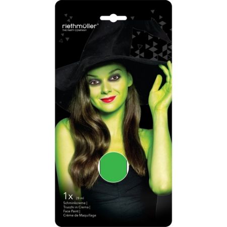 Barva na obličej make-up zelená