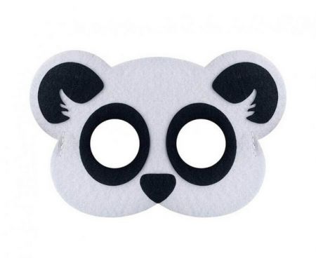 Maska panda filcová