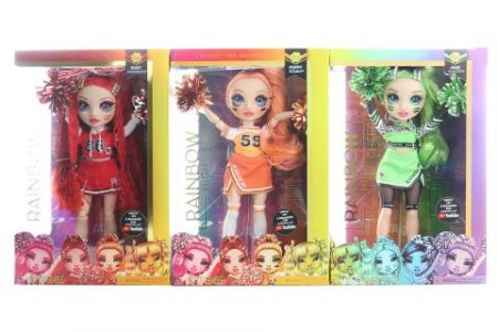Rainbow High Fashion panenka - Roztleskávačky, 3 druhy