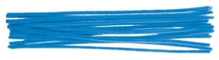 Žinylka chlupaté modelovací drátky 29cm,16ks - 07. modré