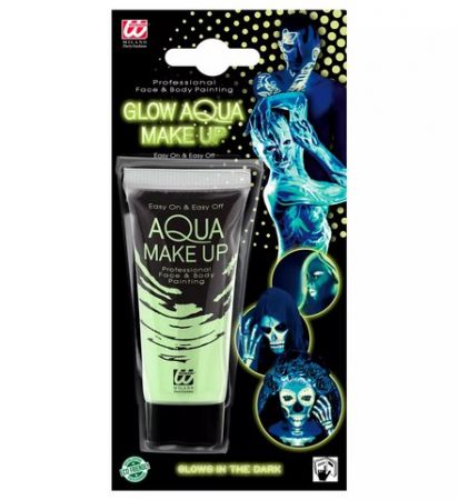 Aqua make-up svítící ve tmě