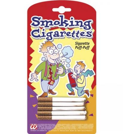 Kouřící cigarety, atrapa