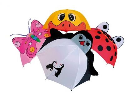 Dětský deštník zvířátka, 4 druhy, délka 56cm