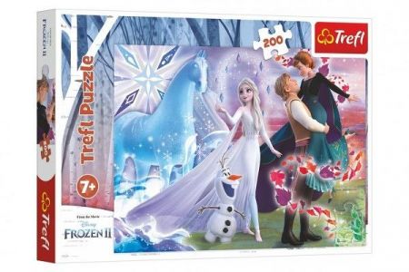 Puzzle Kouzelný svět sester Ledové království II/Frozen II 200 dílků 48x34cm v krabici