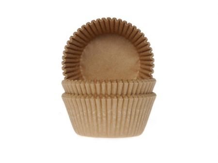 Formičky na muffiny a cupcakes 50ks č. Muf-206 kraft hnědy 
