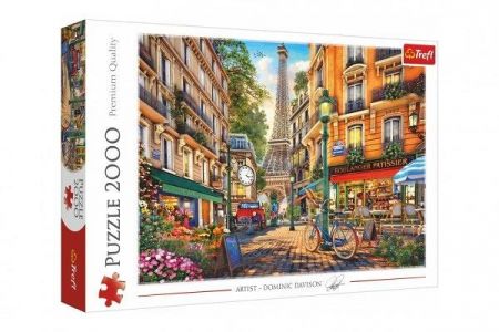 Puzzle Odpoledne v Paříži 2000 dílků 96,1x68,2cm v krabici 40x27x6cm