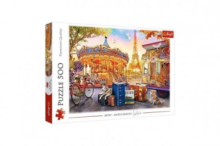 Puzzle Prázdniny v Paříži 500 dílků 48x34cm v krabici 40x27x4,5cm