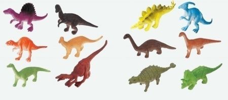 Zvířátka figurky dinosauři 6 ks set 10 cm