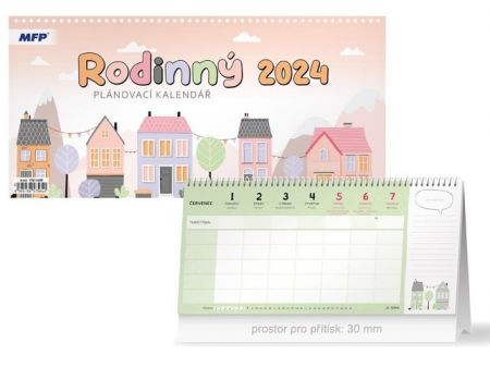 Kalendář 2024 stolní Rodinný - plánovací