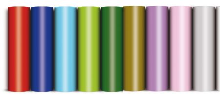 STIL Balící papír ROLE Jednobarevné 2m/70cm /50ks/ mix
