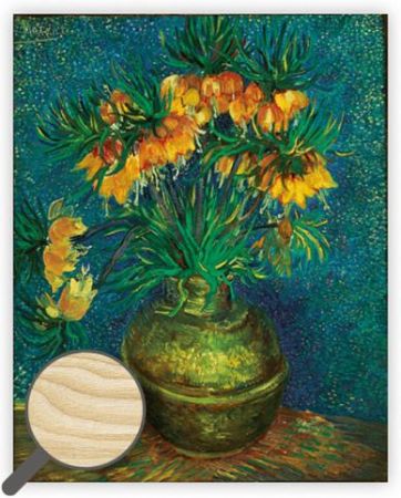 Dřevěný obraz Vincent / 45cm x 52cm / O005