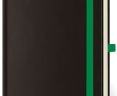 Tečkovaný zápisník Black Green L (čtverečkovaný) / 14,3cm x 20,5cm / BB425-3