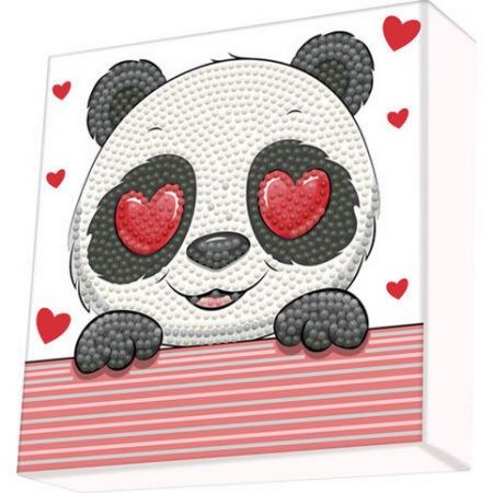 DOTZIES - Diamantové malování - Zamilovaná panda