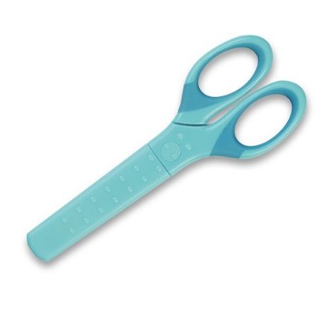 Školní nůžky Faber-Castell 13 cm, blistr, tyrkysová