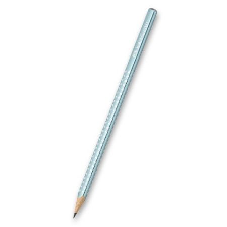 Grafitová tužka Faber-Castell Sparkle - perleťové odstíny sv. tyrkysová