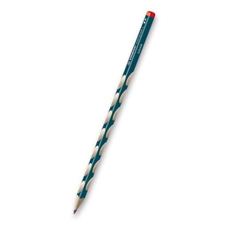 Grafitová tužka Stabilo Easygraph S HB, pro praváky, petrolejová