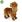Plyšová lama hnědá 23 cm ECO-FRIENDLY
