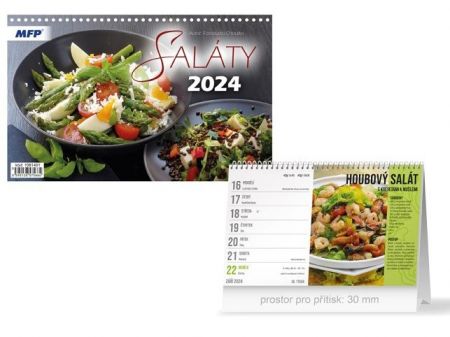 Kalendář 2024 stolní Saláty